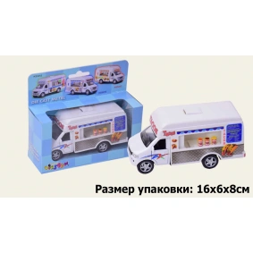 Машина металл "Kinsfun", "Tacos Truck", в кор. 16*8*7,5см