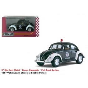 Машина метал. "Kinsmart" "VOLKSWAGEN CLASSICAL BEETLE" инерц., 12см, 1:32, в кор. 16*7,5*8см (96шт)