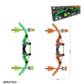 Лук со стрелами 2 цвета, в кор. 59*9,5*18,3см (24шт)