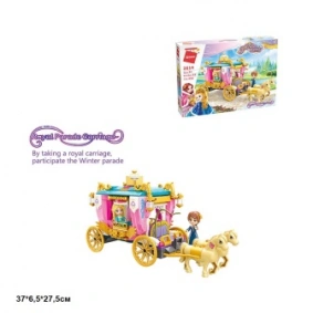 Конструктор BRICK 2614 Princess Leah Royal Parade Carriage 458дет.спак.кор.37*6,5*27,5 /12/