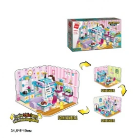 Конструктор BRICK 4801 Unlimited ideas-Girl's Room 194дет.спак.кор.31,5*5*19 /32/